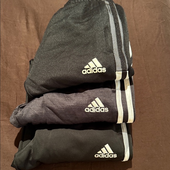Adidas Black and White Track Pants Trio - Picture 3 of 4